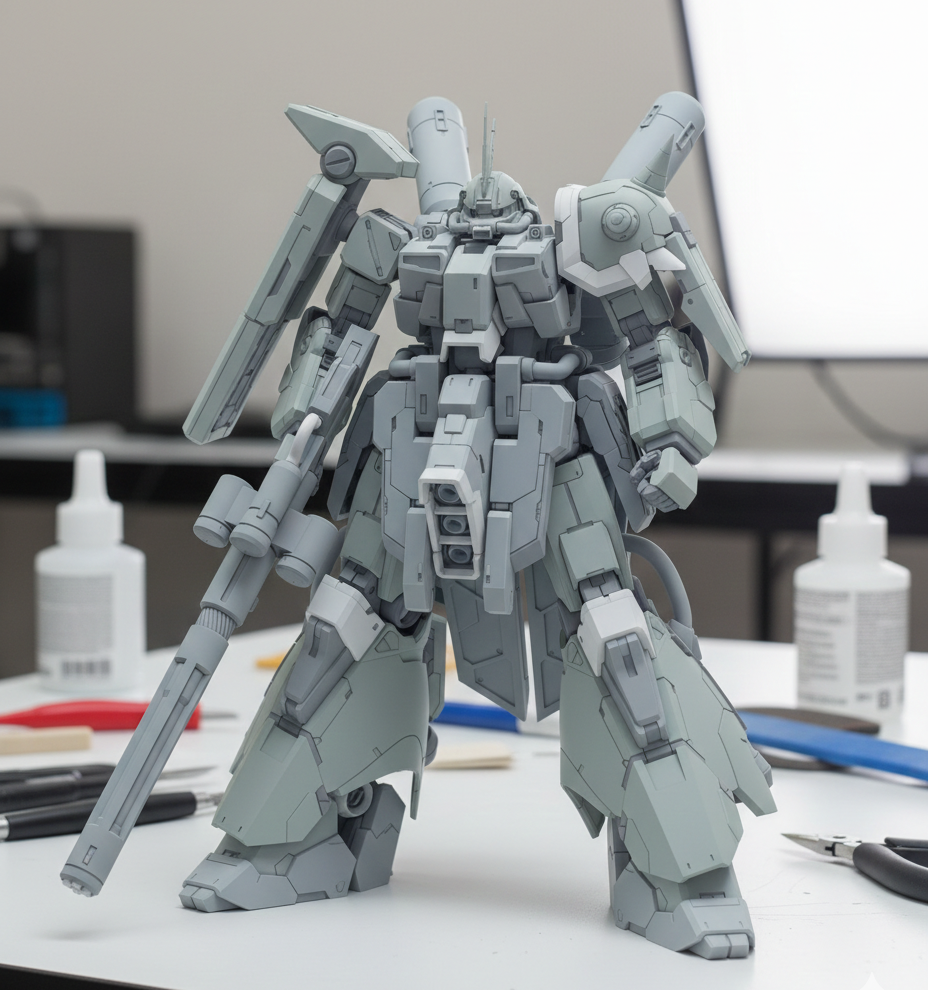 AMX-011 Zaku III | Garage Kit de Resina Original (1/100) Rediseñado por RQ Rocky