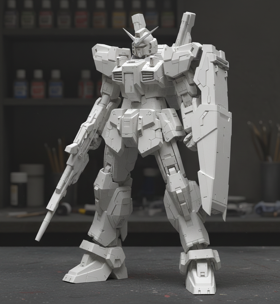 RX-178 Gundam Mk-II | Garage Kit de Resina Original (1/100) Rediseñado por RQ Rocky