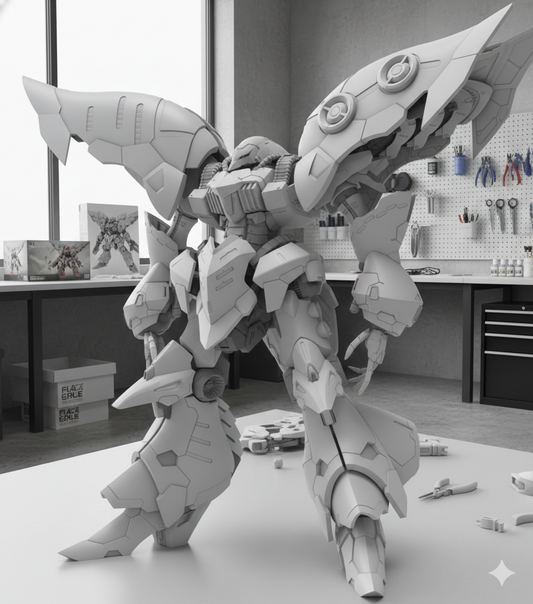 AMX-004 Qubeley | Garage Kit de Resina Original (1/100) Rediseñado por RQ Rocky